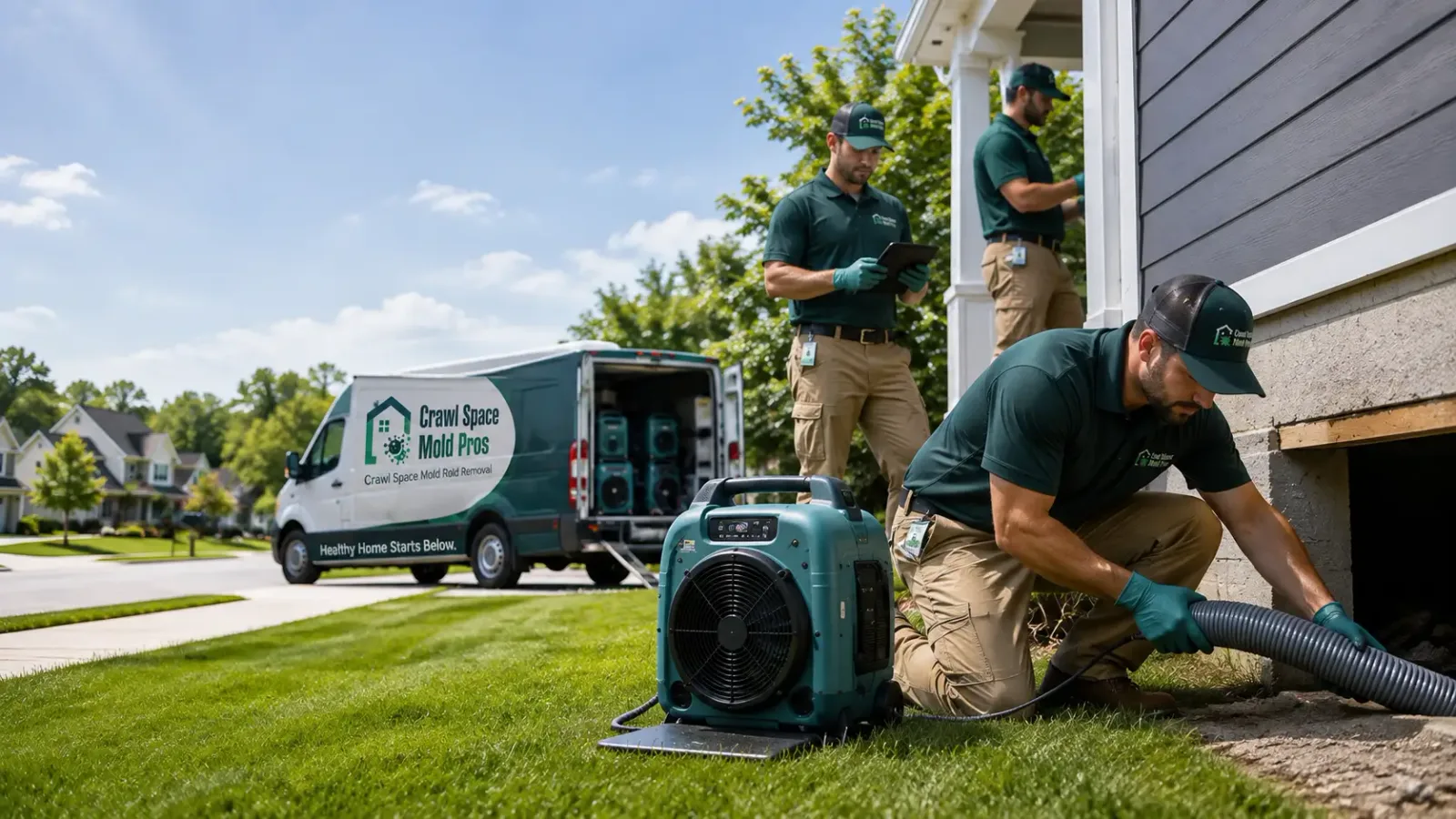 Crawl Space Mold Removal in Greenfield, MA